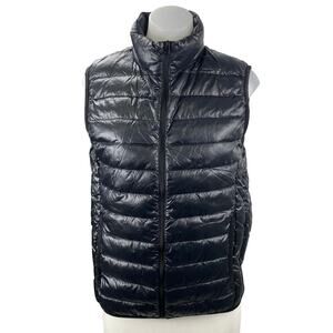 Uniqlo Ultra Light Down Black Quilted Warmer Gilet Sweater Vest Coat Jacket XS